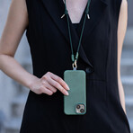 iPhone Lanyards Connector+Strap (Caramel)