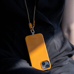 iPhone Lanyards Connector+Strap (Caramel)