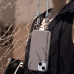 iPhone Lanyards Connector+Strap (Caramel)