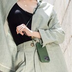 iPhone Lanyards Connector+Strap (Caramel)