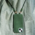 iPhone Lanyards Connector+Strap (Caramel)