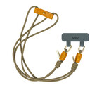 iPhone Lanyards Connector+Strap (Caramel)