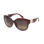 Ferragamo // Women's // Sunglasses SF851SRK/604 // Burgundy