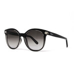 Ferragamo // Women's // Sunglasses SF833S/001 // Crystal Black