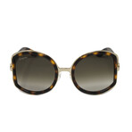 Ferragamo // Women's // Sunglasses SF719S/238 // Dark Tortoise