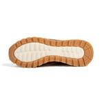 Edward Runner Leather & Suede Sneaker // White + Cognac (US: 10)