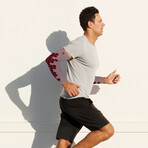 Copper Infused Arm Compression Elbow Support Sleeves // Gray (Small/Medium)