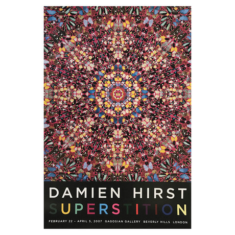Damien Hirst //  Superstition Poster  // 2007