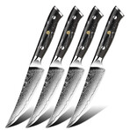 Suraisu Steak Knives Set // Gift Set of 4 Knives // Murakami Collection