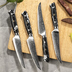 Suraisu Steak Knives Set // Gift Set of 4 Knives // Murakami Collection