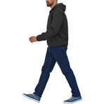 Men's // Diamond Quilted Bomber Hooded Jacket // Black (S)