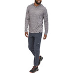 Men's // Capilene Cool Daily Hooded Shirt // Feather Gray (S)
