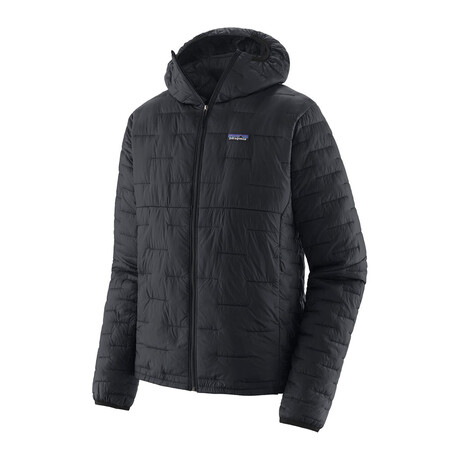Men's // Micro Puff Hooded Insulated Jacket // Black (M)