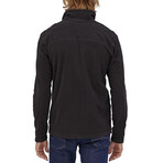 Men's // Micro D Fleece Pullover // Black (M)