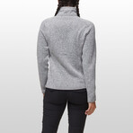 Women's // Better Sweater 1/4-Zip Fleece Jacket // Birch White (XS)