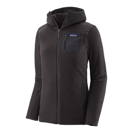 Women's // R1 Air Full-Zip Hoodie // Black (S)