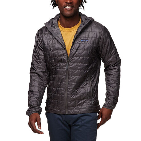 Men's // Nano Puff Hooded Insulated Jacket  // Forge Gray (XS)