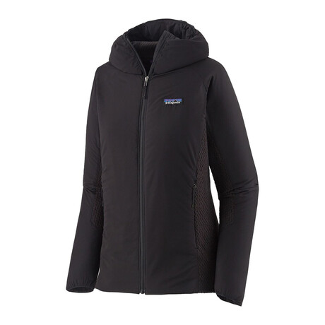 Women's // Nano-Air Light Hybrid Hooded Jacket // Black (XS)
