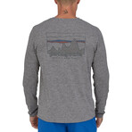 Men's // Capilene Cool Daily Graphic Short-Sleeve Shirt // Feather Gray (M)