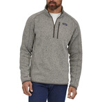 Men's // Better Sweater 1/4-Zip Fleece Jacket // Stonewash (XXL)
