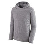 Men's // Capilene Cool Daily Hooded Shirt // Feather Gray (S)