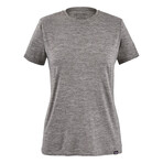 Women's // Capilene Cool Daily Short-Sleeve Shirt // Feather Gray (XS)