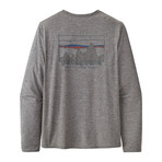 Men's // Capilene Cool Daily Graphic Short-Sleeve Shirt // Feather Gray (M)