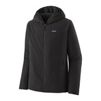 Men's // Nano-Air Light Hybrid Insulated Hooded Jacket // Black (XL)