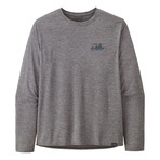 Men's // Capilene Cool Daily Graphic Short-Sleeve Shirt // Feather Gray (M)