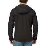 Men's // Nano-Air Light Hybrid Insulated Hooded Jacket // Black (XL)