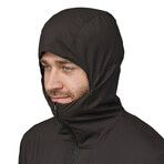 Men's // Nano-Air Light Hybrid Insulated Hooded Jacket // Black (XL)