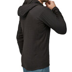 Men's // Nano-Air Light Hybrid Insulated Hooded Jacket // Black (XL)