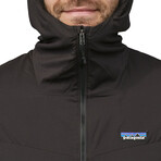 Men's // Nano-Air Light Hybrid Insulated Hooded Jacket // Black (XL)