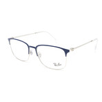 Ray Ban // Unisex // RX6494/3155 Eyeglasses // Blue On Silver