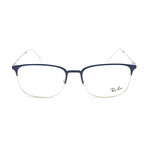 Ray Ban // Unisex // RX6494/3155 Eyeglasses // Blue On Silver
