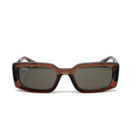 Ray Ban // Women's // RB4395F-667873 KILIANE Sunglasses // Transparent Brown