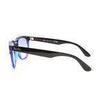Ray Ban // Unisex // RB4471/663219 IRIS Sunglasses // Black on Transparent Blue