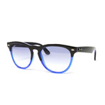 Ray Ban // Unisex // RB4471/663219 IRIS Sunglasses // Black on Transparent Blue