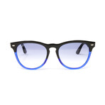 Ray Ban // Unisex // RB4471/663219 IRIS Sunglasses // Black on Transparent Blue