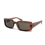 Ray Ban // Women's // RB4395F-667873 KILIANE Sunglasses // Transparent Brown