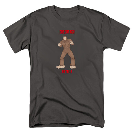 Sasquatch Attack T-Shirt // Charcoal (S)