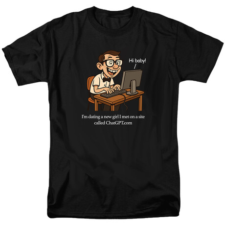 I'm Seeing a New Girl T-Shirt // Black (S)