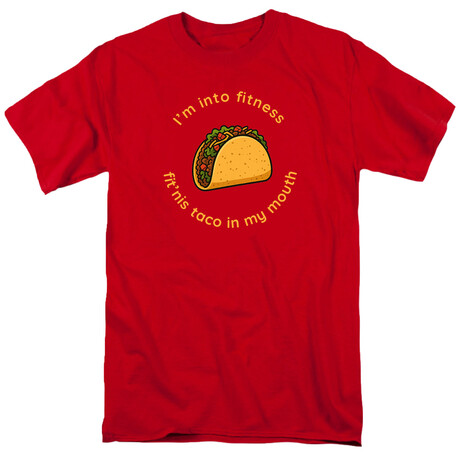 I'm Into Fitness T-Shirt // Red (S)
