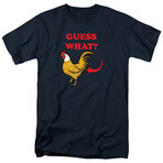 Guess What Chicken Butt T-Shirt // Navy (3XL)