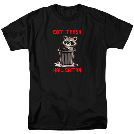 Eat Trash Hail Satan T-Shirt // Black (S)