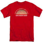 With a Body Like This Who Needs Hair? T-Shirt // red (M)