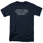 At This Point in My Life T-Shirt // Navy (3XL)