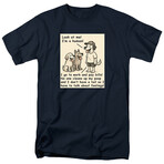 Look at Me! I'm a Human! T-Shirt // Navy (M)