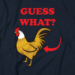 Guess What Chicken Butt T-Shirt // Navy (3XL)