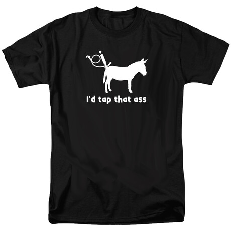 I'd Tap that Ass T-Shirt // Black (S)